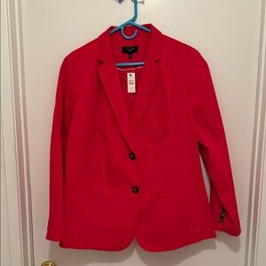 Talbots Vibrant Red Blazer
